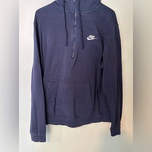 Nike dark blue hoodie size:M